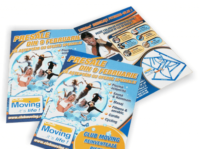 Flyere, etichete și altele